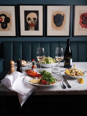 Breakfast, lunch, dinner served; international cuisine, garden views  - Lydmar Hotel (Stockholm)