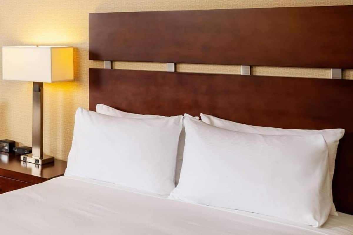 Egyptian cotton sheets, premium bedding, in-room safe, desk