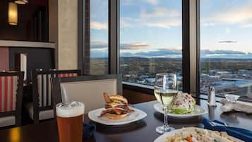 Breakfast and dinner served, American cuisine