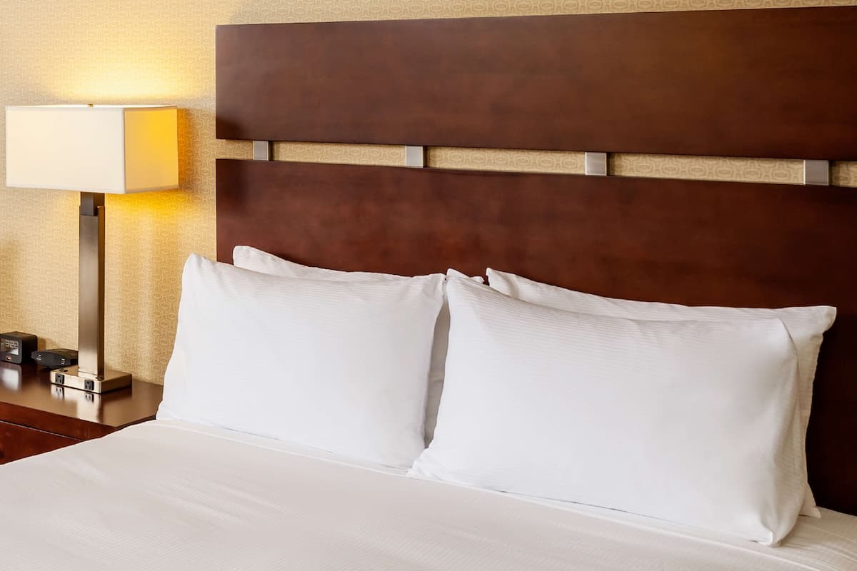 Egyptian cotton sheets, premium bedding, in-room safe, desk