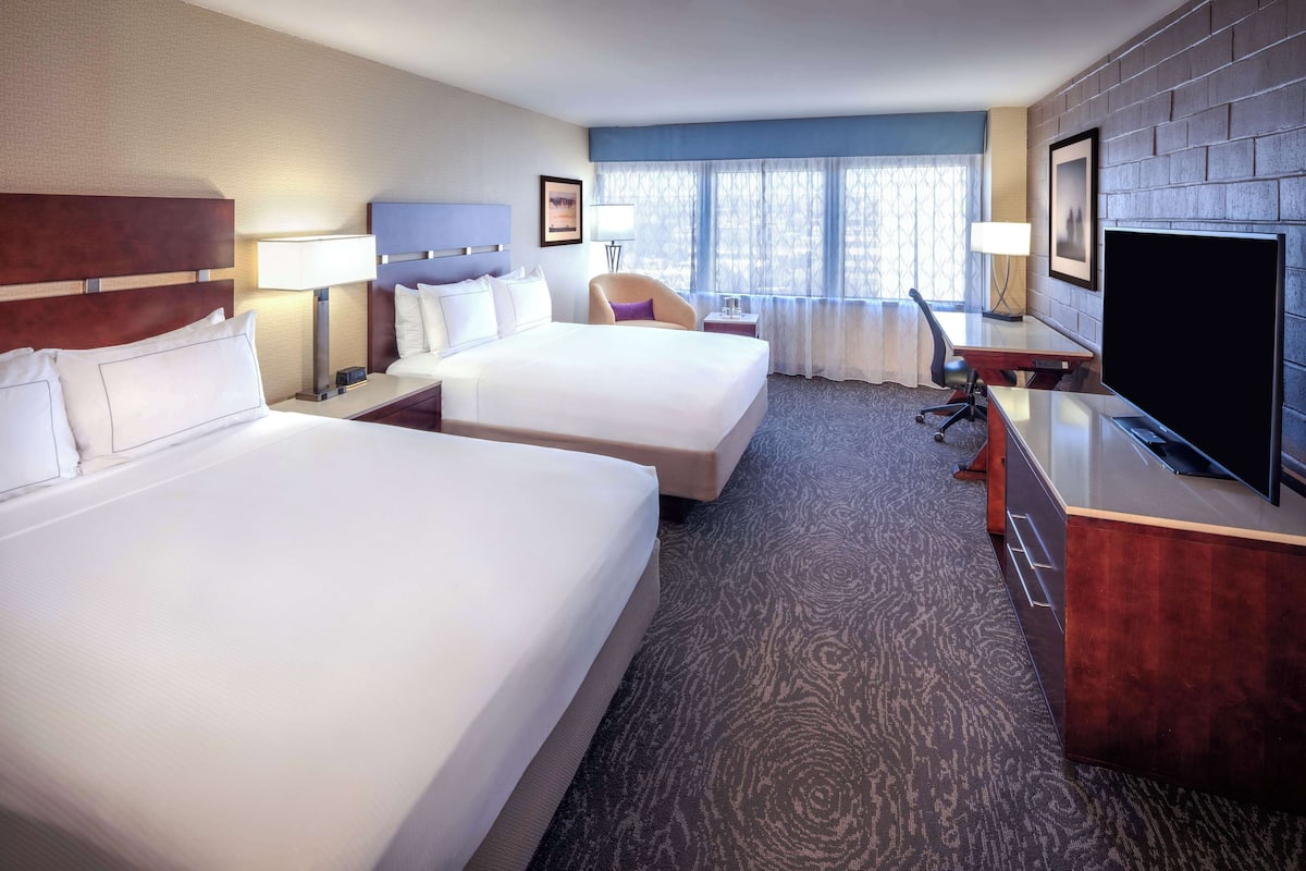 Rom – deluxe, 2 dobbeltsenger | Sengetøy i egyptisk bomull, sengetøy av topp kvalitet og safe på rommet