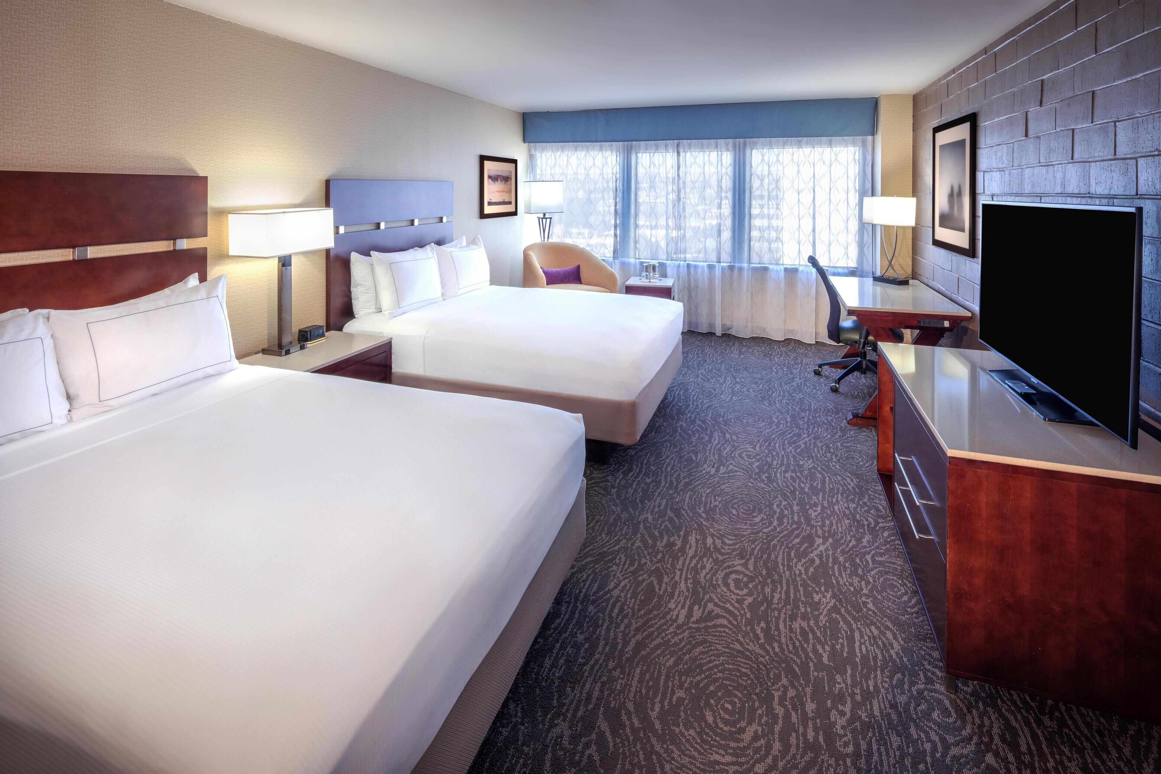 Deluxe Room, 2 Double Beds | Egyptian cotton sheets, premium bedding, in-room safe, desk