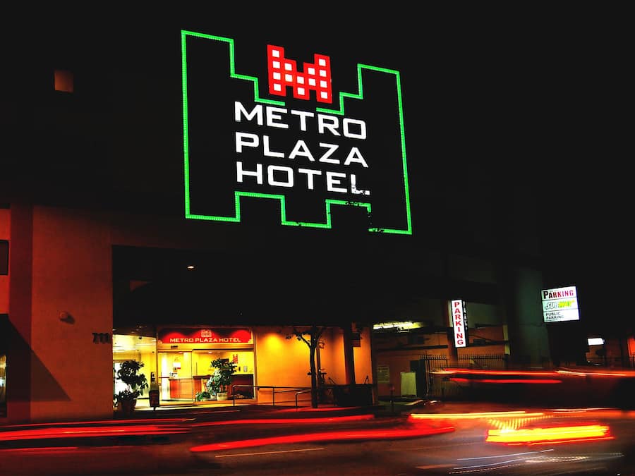 Front of property – evening/night