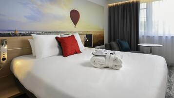 Literie de qualité supérieure, coffres-forts dans les chambres