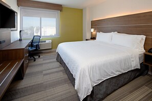 In-room safe, desk, laptop workspace, soundproofing