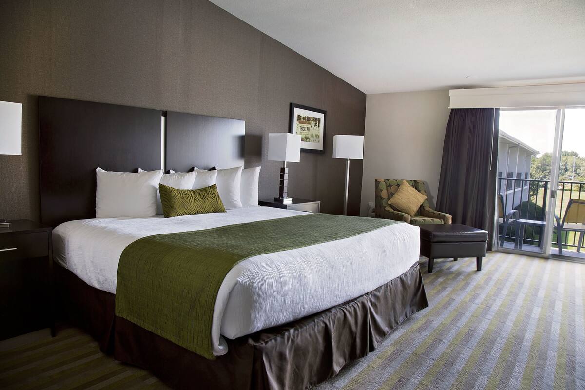 in-room safe, laptop workspace, blackout curtains, iron/ironing board