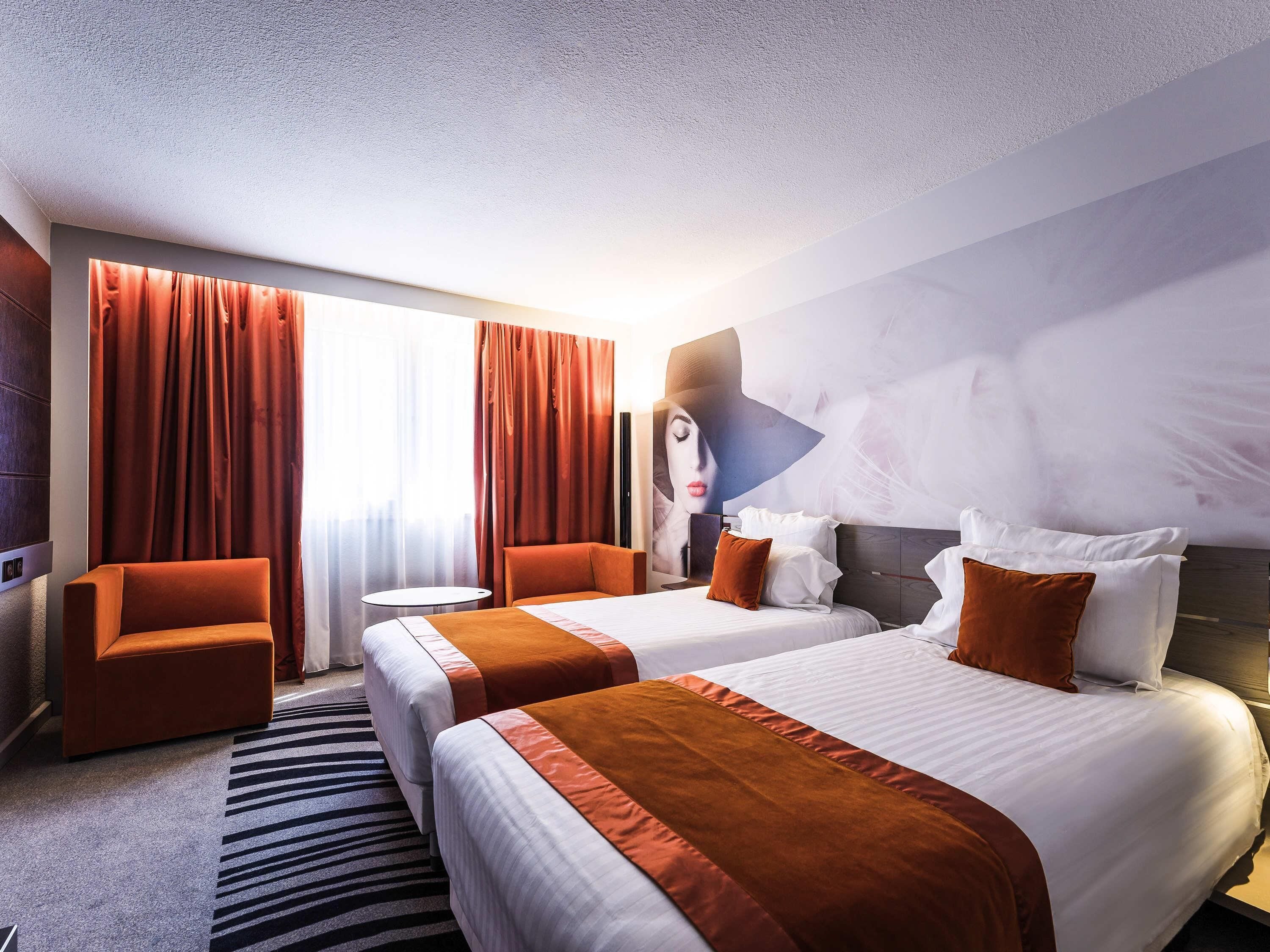 Classic Twin Room, 2 Single Beds | In-room safe, desk, blackout curtains, soundproofing