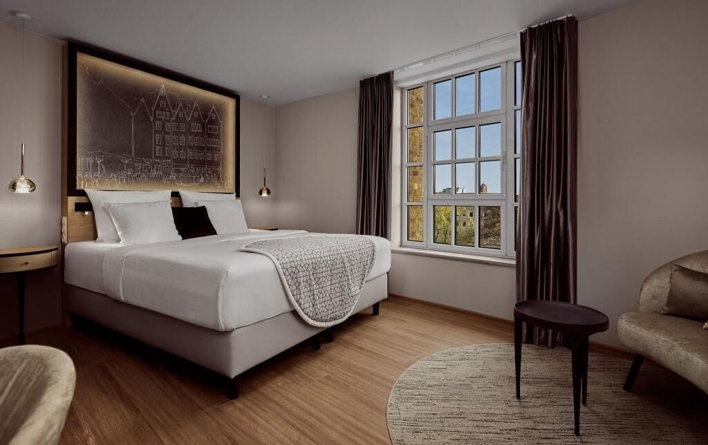 Hypo-allergenic bedding, down duvets, minibar, in-room safe