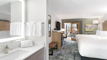Room, 2 Queen Beds, Poolside (2nd Floor) | Individually furnished, laptop workspace, blackout drapes