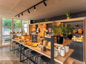 Daily buffet breakfast (EUR 12 per person)