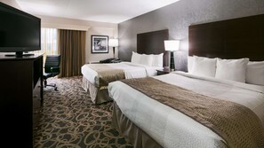 Premium bedding, pillow-top beds, desk, laptop workspace - Best Western Ramkota Hotel (Aberdeen)