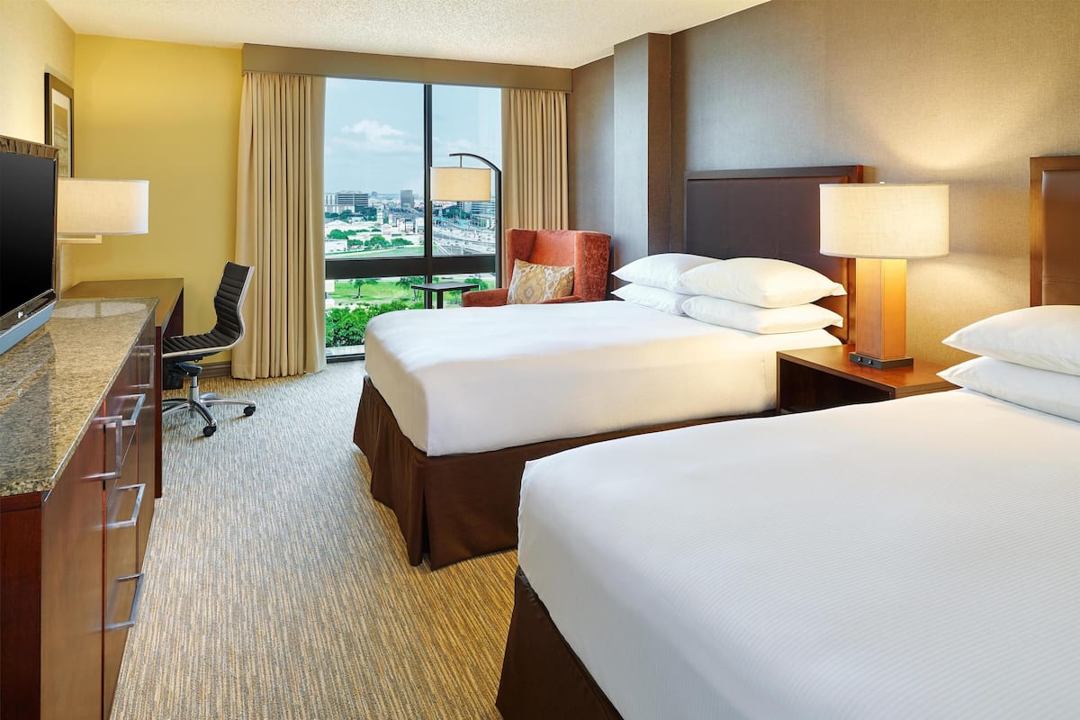 Pillow-top beds, in-room safe, desk, laptop workspace