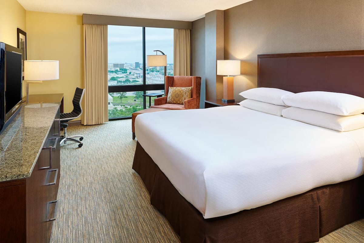 Pillow-top beds, in-room safe, desk, laptop workspace