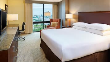 Pillowtop beds, in-room safe, desk, laptop workspace