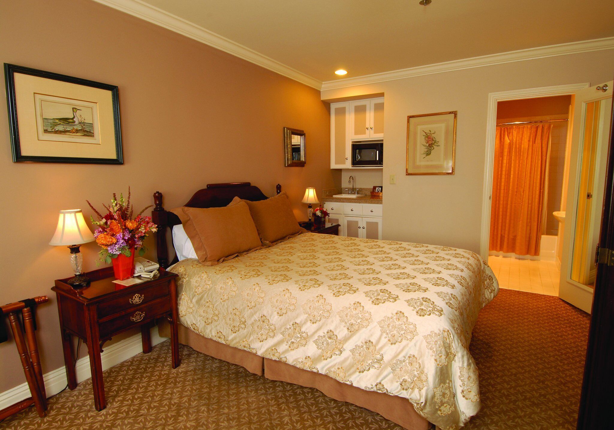 Hypo-allergenic bedding, pillow-top beds, blackout curtains, free WiFi