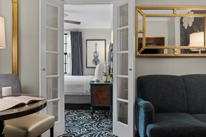 Hypo-allergenic bedding, pillow-top beds, blackout curtains, free WiFi