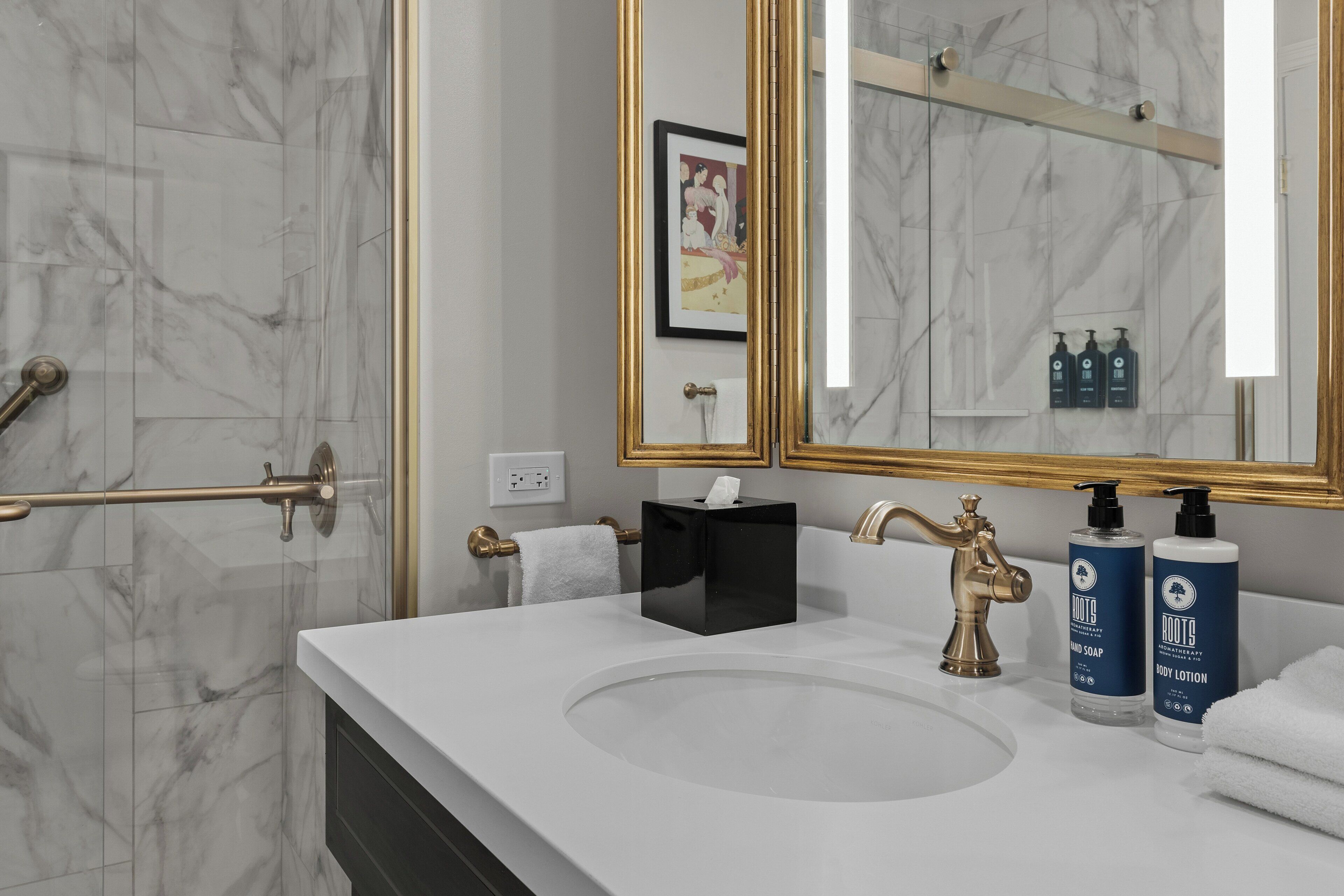 free toiletries, hair dryer, towels, soap