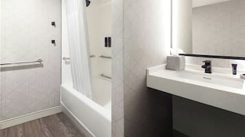 Free toiletries, hair dryer, towels