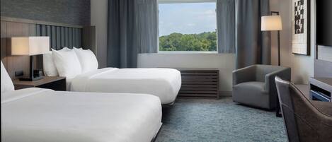 Traditional Room, 2 Queen Beds | Premium bedding, in-room safe, desk, laptop workspace