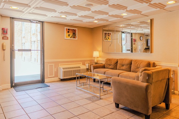 Lobby sitting area