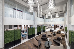Sala de estar en el lobby