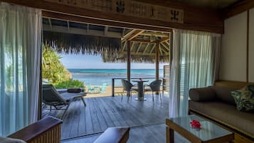 Junior Suite (Premium Beach Bungalow) | Living area | 32-inch LCD TV with cable channels, TV