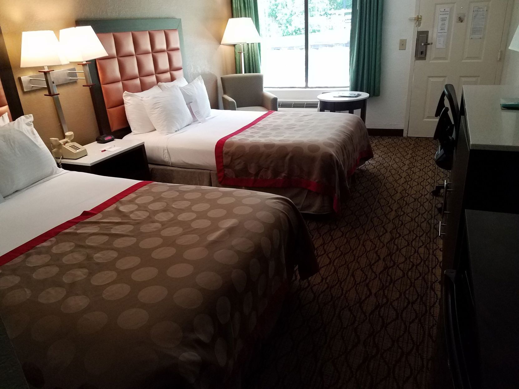 Pillow-top beds, in-room safe, desk, iron/ironing board