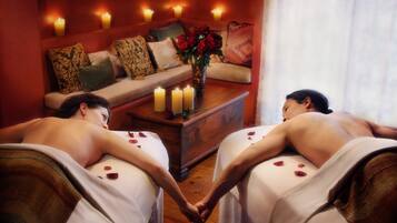 Body treatments, aromatherapy, hot stone massages, deep-tissue massages