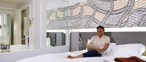 Chambre supĂ©rieure, Plusieurs lits | Literie de qualitĂ©, coffre-fort, bureau, rideaux dâobscurcissement