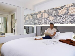 Superior Room, Multiple Beds | Premium bedding, in-room safe, desk, blackout curtains