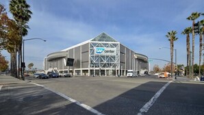 A large building with a sign reading "SAP Center" at the entrance. - Americas Best Value Inn San Jose Convention Center (San Jose)