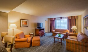Suite, 1 King Bed with Sofa bed | View from room