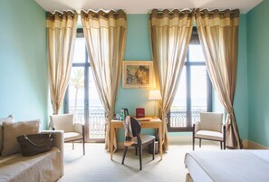 Junior Suite, 1 Queen Bed, Sea View | 1 bedroom, premium bedding, minibar, in-room safe