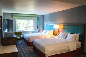 Een kluis op de kamer, geluiddichte muren, een strijkplank/strijkijzer