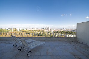 高级双床房, 露台 | 阳台景观