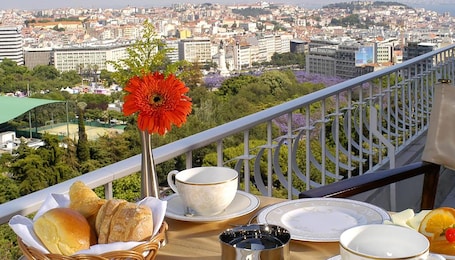 Balcony view. SANA Rex Hotel