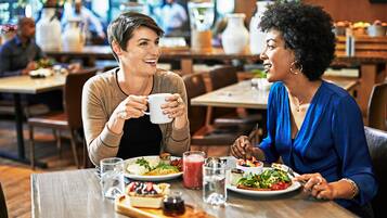 Daily cooked-to-order breakfast for a fee