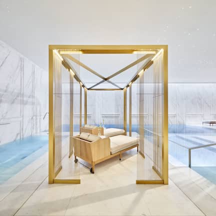 Facials, 1 treatment room, manicures and pedicures, massages