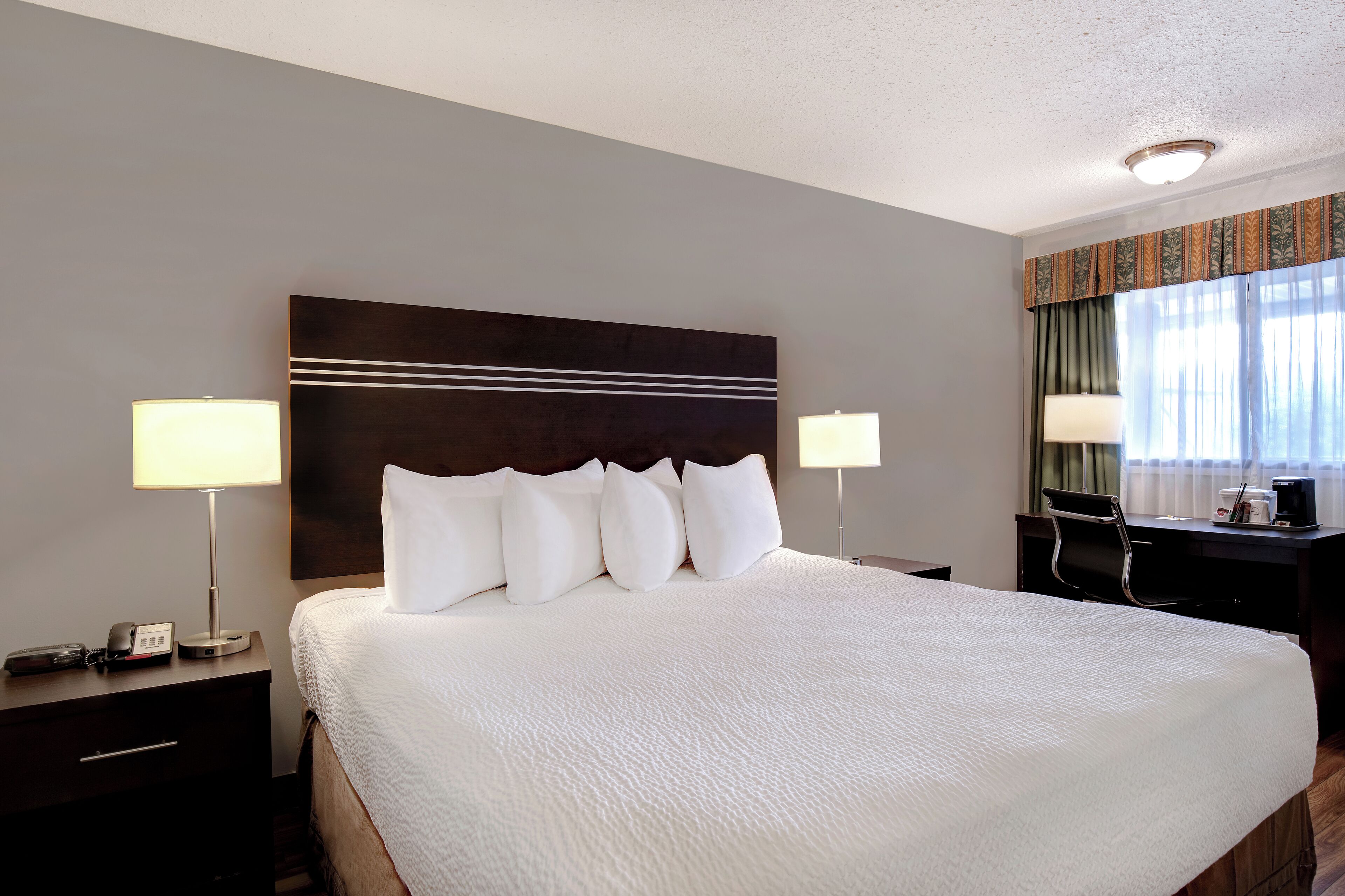 Room, 1 King Bed, Non Smoking | Hypo-allergenic bedding, desk, iron/ironing board, free WiFi