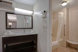 Salle de bain accessible aux personnes à mobilité réduite