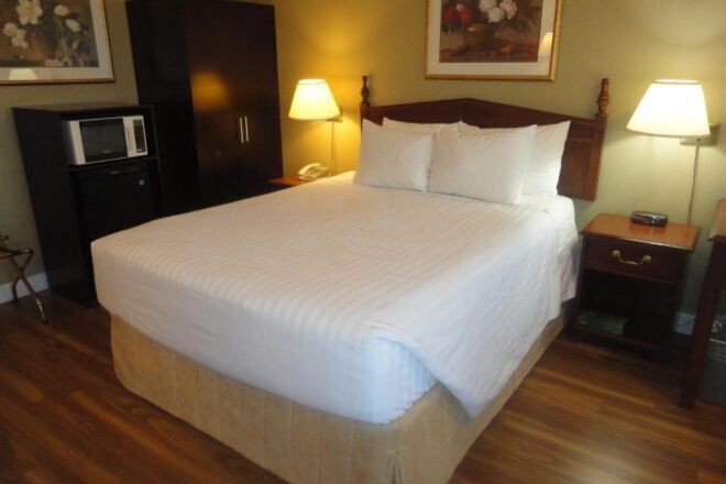 Ropa de cama hipoalergénica, escritorio y tabla de planchar con plancha 