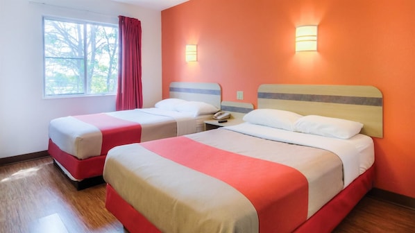 Free WiFi, bed sheets