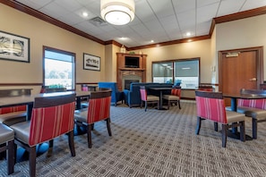 Free daily self-service breakfast