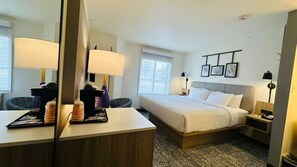 Room, 1 King Bed, Non Smoking (Efficiency, Upgrade) | Desk, iron/ironing board, free WiFi, bed sheets - Sleep Inn South Jordan - Sandy (South Jordan)