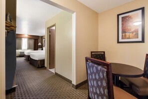 Room, 2 Queen Beds | Blackout drapes, iron/ironing board, cribs/infant beds, rollaway beds
