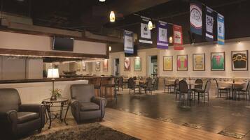 Breakfast, lunch and dinner served