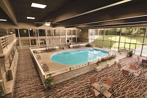 Indoor pool, seasonal outdoor pool
