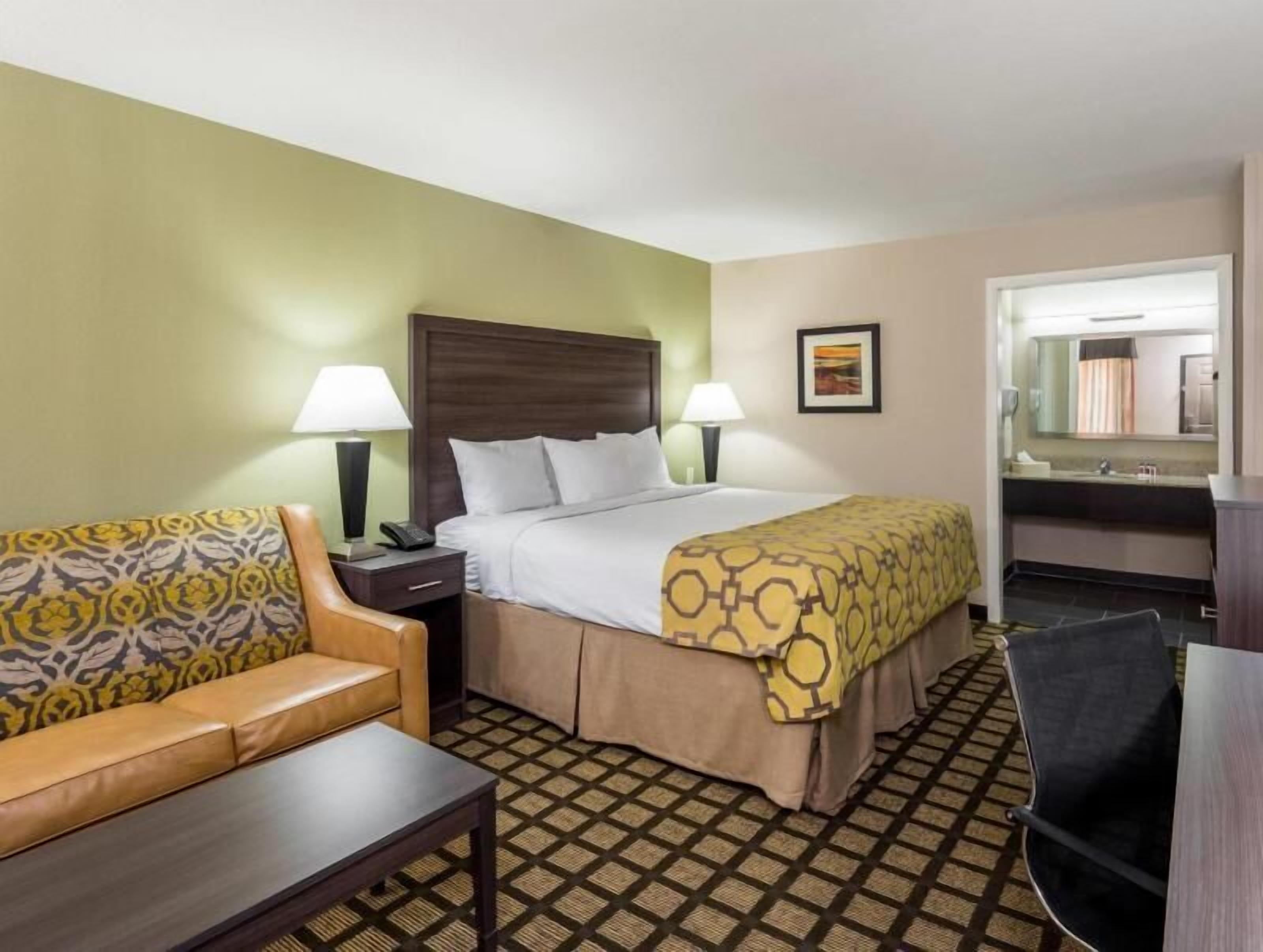 In-room safe, desk, blackout curtains, iron/ironing board