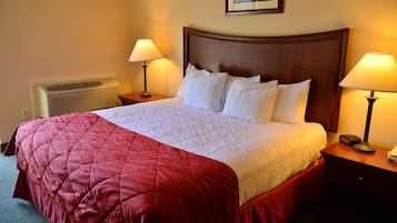 Desk, blackout curtains, iron/ironing board, free cots/infant beds