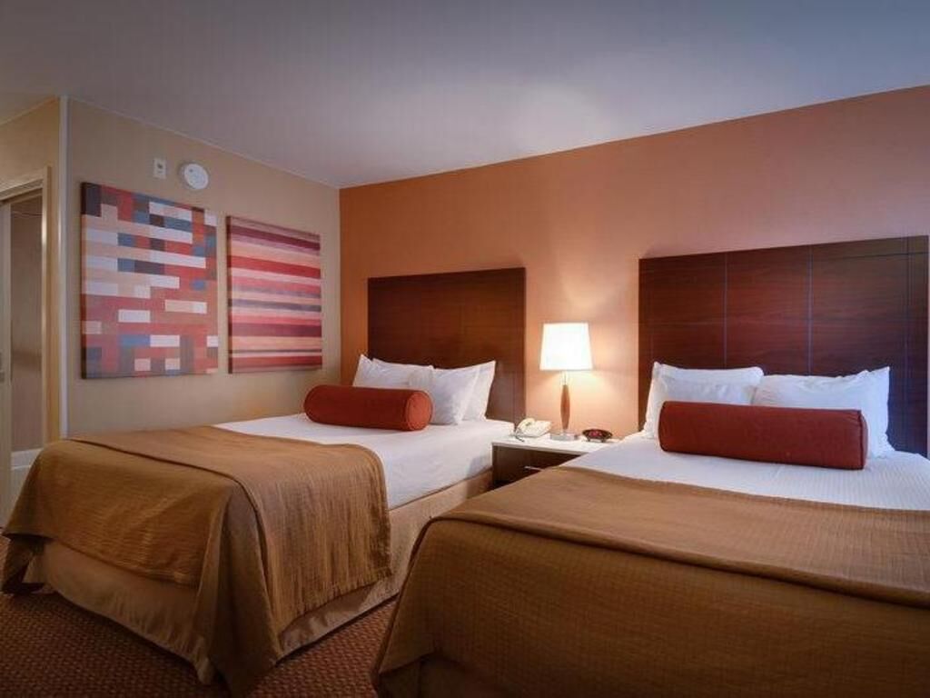 In-room safe, desk, iron/ironing board, free cribs/infant beds